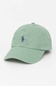 Polo Ralph Lauren czapka z daszkiem bawełniana aplikacja zielony 710667709