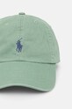 Polo Ralph Lauren czapka z daszkiem bawełniana 710667709 zielony AW25