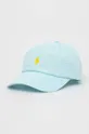 τιρκουάζ Βαμβακερό καπέλο του μπέιζμπολ Polo Ralph Lauren Unisex