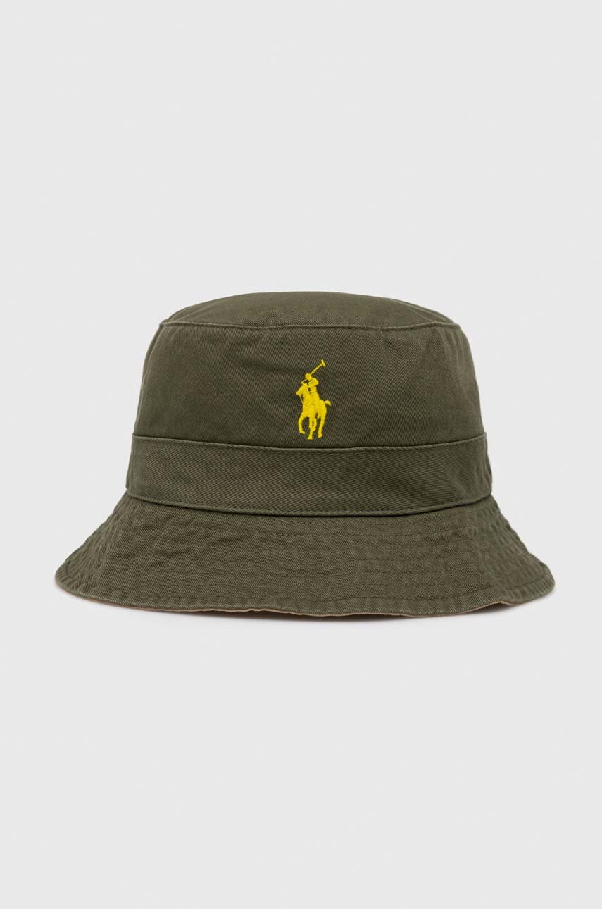 khaki Bavlněná čepice Polo Ralph Lauren Pánský