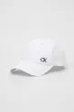 bela Bombažna bejzbolska kapa Calvin Klein Moški