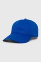 modra Bombažna bejzbolska kapa Calvin Klein Moški