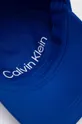 niebieski Calvin Klein czapka z daszkiem bawełniana