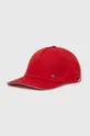 rdeča Bombažna bejzbolska kapa Tommy Hilfiger Moški