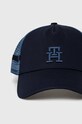 Kapa sa šiltom Tommy Hilfiger AM0AM10867.PPYX mornarsko plava SS23