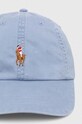 Polo Ralph Lauren czapka z daszkiem 710834737 niebieski SS24