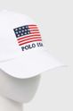 Bavlnená šiltovka Polo Ralph Lauren 710870465 biela SS23
