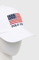 Bavlnená šiltovka Polo Ralph Lauren biela