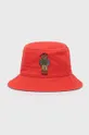 czerwony Polo Ralph Lauren kapelusz bawełniany Męski