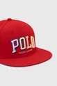 Kapa s šiltom Polo Ralph Lauren rdeča