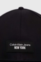 Calvin Klein Jeans pamut baseball sapka fekete