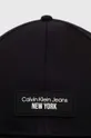 Бавовняна бейсболка Calvin Klein Jeans чорний