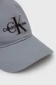 Pamučna kapa sa šiltom Calvin Klein Jeans siva