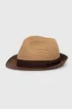 brązowy Sisley kapelusz Męski