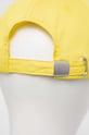 Akcesoria United Colors of Benetton czapka z daszkiem bawełniana 6G1PUA00G.60D żółty