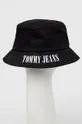 Бавовняний капелюх Tommy Jeans чорний