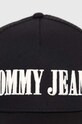 Akcesoria Tommy Jeans czapka z daszkiem AM0AM11013.PPYX czarny