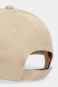 Akcesoria HUGO czapka z daszkiem bawełniana 50492745 beżowy
