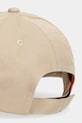 Akcesoria HUGO czapka z daszkiem bawełniana 50492745 beżowy