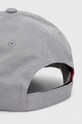 Akcesoria HUGO czapka z daszkiem bawełniana 50492745 szary