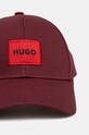 HUGO șapcă de baseball din bumbac 50492745 burgundia AA00