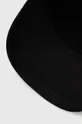 czarny Armani Exchange czapka z daszkiem bawełniana