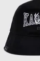 Bombažni klobuk Karl Kani črna