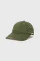 πράσινο Βαμβακερό καπέλο του μπέιζμπολ Samsoe Samsoe Ανδρικά