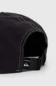 Βαμβακερό καπέλο του μπέιζμπολ Quiksilver μαύρο