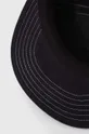 μαύρο Βαμβακερό καπέλο του μπέιζμπολ Quiksilver