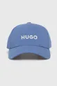 Pamučna kapa sa šiltom HUGO plava