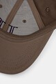 Les Deux czapka z daszkiem bawełniana brązowy LDM702043.