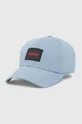 μπλε Βαμβακερό καπέλο του μπέιζμπολ HUGO Ανδρικά