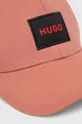 Хлопковая кепка HUGO розовый