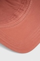 Akcesoria HUGO czapka z daszkiem bawełniana 50491453 różowy