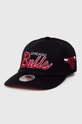 czerwony Mitchell&Ness czapka z daszkiem z domieszką wełny Męski