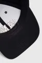 μαύρο Βαμβακερό καπέλο του μπέιζμπολ Vans