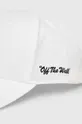 Βαμβακερό καπέλο του μπέιζμπολ Vans λευκό