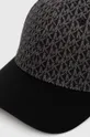 Βαμβακερό καπέλο του μπέιζμπολ Michael Kors μαύρο