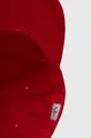 κόκκινο Βαμβακερό καπέλο του μπέιζμπολ Pepe Jeans Wally