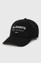 μαύρο Καπέλο AllSaints Ανδρικά