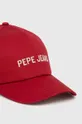 Pepe Jeans czapka z daszkiem czerwony