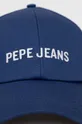 Pepe Jeans czapka z daszkiem bawełniana granatowy