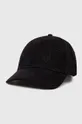 μαύρο Βαμβακερό καπέλο του μπέιζμπολ Calvin Klein Jeans Ανδρικά