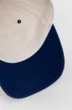 λευκό Βαμβακερό καπέλο του μπέιζμπολ Abercrombie & Fitch