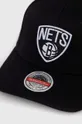 μαύρο Καπάκι με μείγμα μαλλί Mitchell&Ness Brooklyn Nets