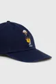 σκούρο μπλε Βαμβακερό καπέλο του μπέιζμπολ Polo Ralph Lauren