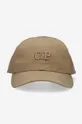 C.P. Company czapka z daszkiem Chrome-R Logo Cap beżowy