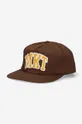 brązowy Market czapka z daszkiem bawełniana MKT Arc Męski