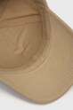 Bavlněná baseballová čepice Karl Lagerfeld Jeans béžová 231J3401